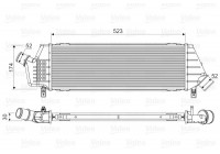 Intercooler, refroidisseur d'air de suralimentation 818354 Valeo