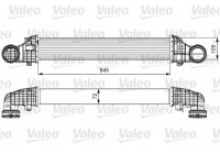Intercooler, refroidisseur d'air de suralimentation 818606 Valeo