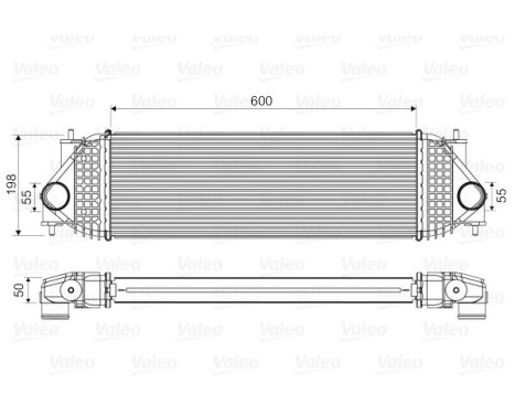 Intercooler, refroidisseur d'air de suralimentation 818662 Valeo