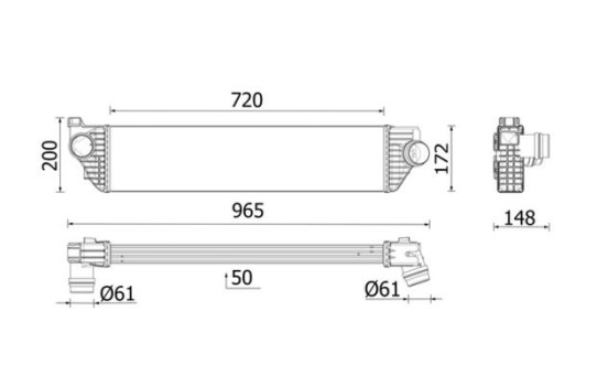 Intercooler, refroidisseur d'air de suralimentation, Image 2