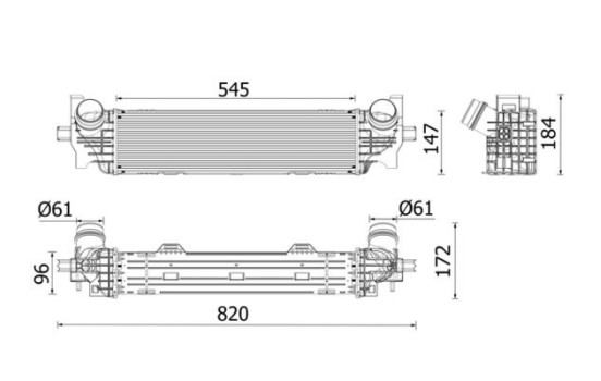 Intercooler, refroidisseur d'air de suralimentation