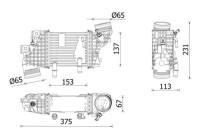 Intercooler, refroidisseur d'air de suralimentation
