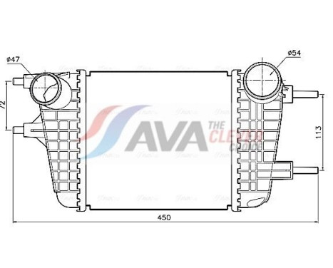 Intercooler, refroidisseur d'air de suralimentation