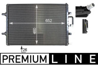 Radiateur basse température, intercooler BEHR *** PREMIUM LINE ***