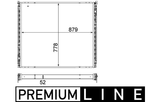 Radiateur basse température, intercooler BEHR *** PREMIUM LINE ***