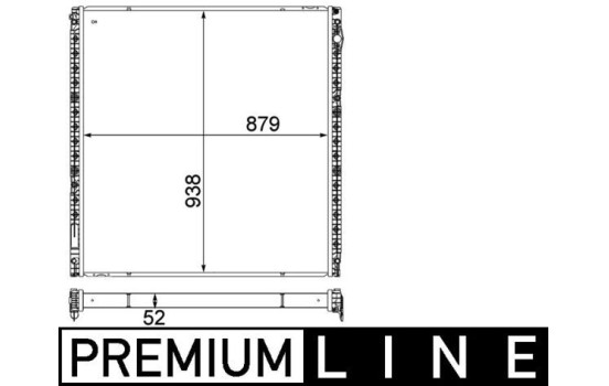 Radiateur basse température, intercooler BEHR *** PREMIUM LINE ***