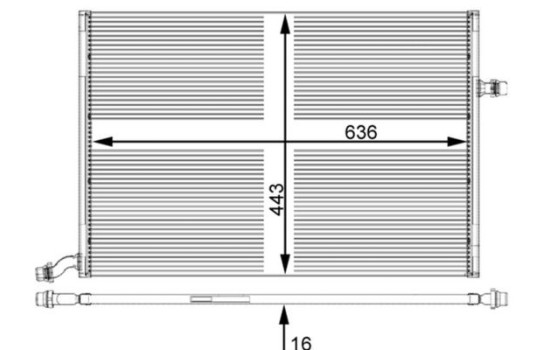 Radiateur basse température, intercooler BEHR *** PREMIUM LINE ***