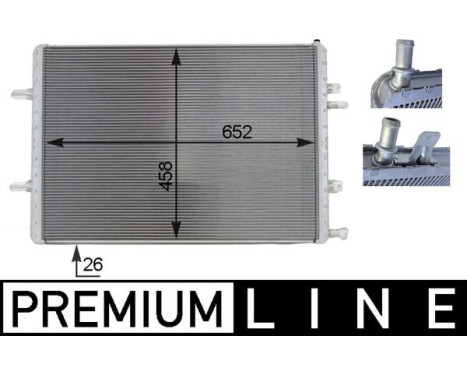 Radiateur basse température, intercooler BEHR *** PREMIUM LINE ***