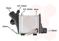 REFROIDISSEUR INTERMÉDIAIRE REFROIDI PAR EAU 30014721 International Radiators