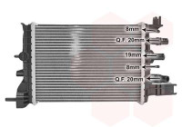 Refroidisseur intermédiaire, refroidisseur d'air de suralimentation 15014702 International Radiators