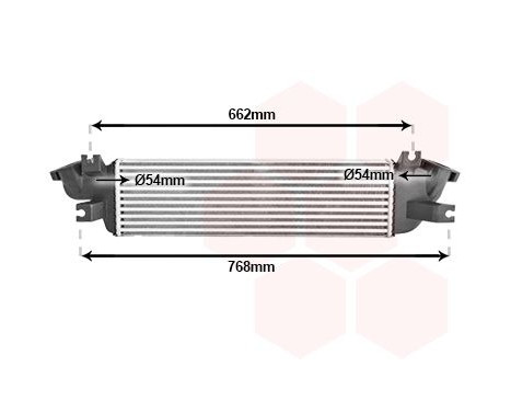 Refroidisseur intermédiaire, refroidisseur d'air de suralimentation 32014703 International Radiators