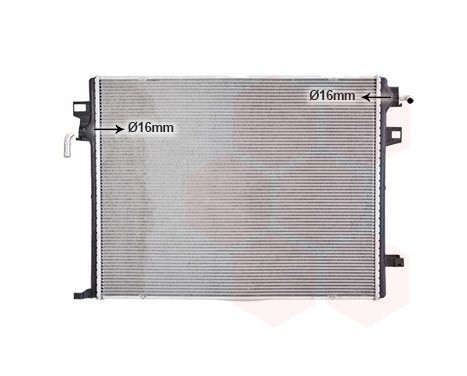 Refroidisseur intermédiaire, refroidisseur d'air de suralimentation 59014708 International Radiators