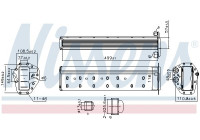 Refroidisseur intermédiaire, refroidisseur d'air de suralimentation 961227 Nissens