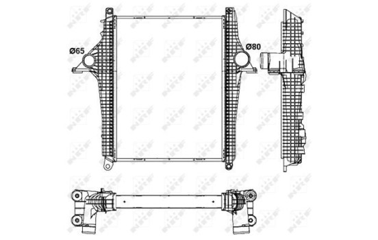Refroidisseur intermédiaire, refroidisseur d'air de suralimentation, Image 2