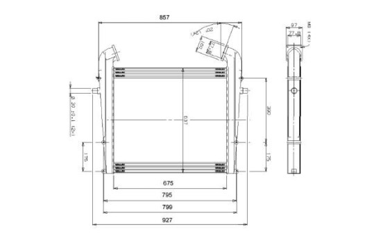 Refroidisseur intermédiaire, refroidisseur d'air de suralimentation, Image 5