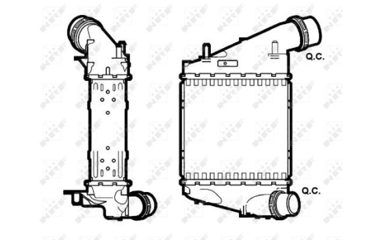 Refroidisseur intermédiaire, refroidisseur d'air de suralimentation, Image 3