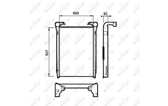 Refroidisseur intermédiaire, refroidisseur d'air de suralimentation, Image 3