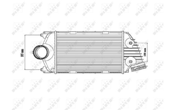Refroidisseur intermédiaire, refroidisseur d'air de suralimentation, Image 3