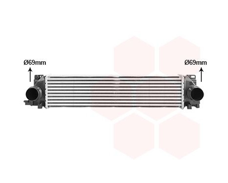 REFROIDISSEUR INTERMÉDIAIRE (refroidisseur turbo) 59014700 International Radiators