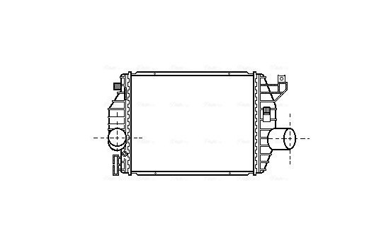 REFROIDISSEUR INTERMÉDIAIRE VITO 2.3TD À COMMUTATION MANUELLE ou AUTOMATIQUE à partir de '95 30004223 International Radiators