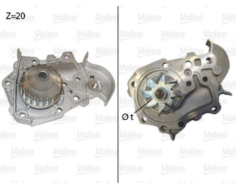 Pompe à eau 506573 Valeo