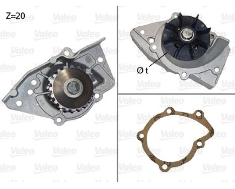 Pompe à eau 506574 Valeo