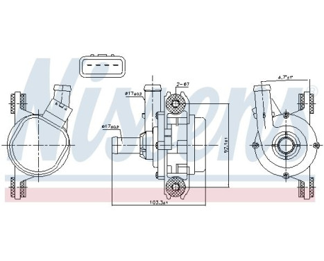 Pompe à eau auxiliaire (circuit d'eau de refroidissement)