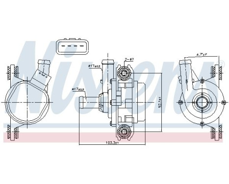 Pompe à eau auxiliaire (circuit d'eau de refroidissement)
