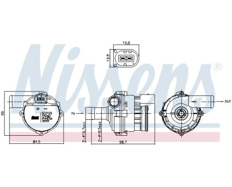 Pompe à eau auxiliaire (circuit d'eau de refroidissement)