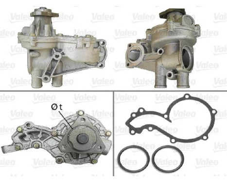 Pompe à eau, refroidissement du moteur 506227 Valeo