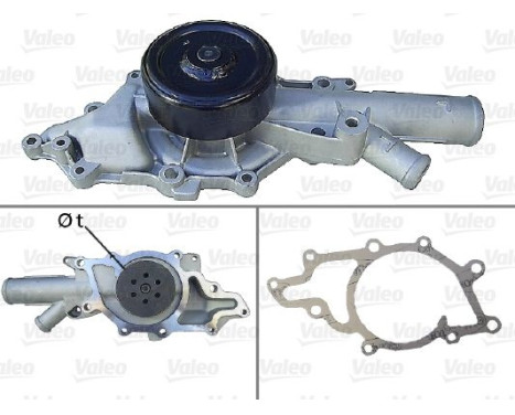 Pompe à eau, refroidissement du moteur 506831 Valeo