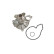 Pompe à eau, refroidissement du moteur VKPC 88333-1 SKF