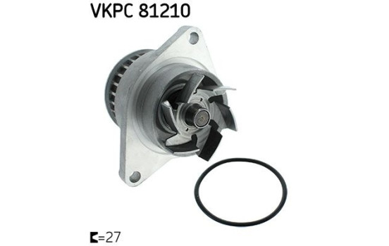Pompe à eau VKPC 81210 SKF, Image 2