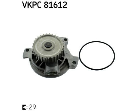 Pompe à eau VKPC 81612 SKF
