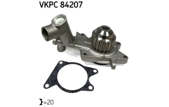Pompe à eau VKPC 84207 SKF, Image 2