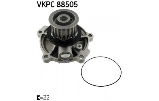 Pompe à eau VKPC 88505 SKF