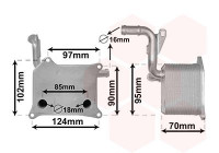 Radiateur d'huile 03013705 International Radiators