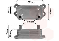 Radiateur d'huile 59013701 International Radiators