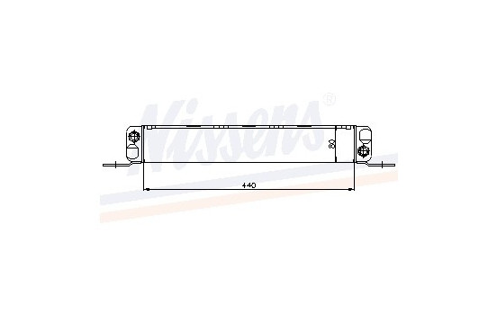 Radiateur d'huile 90521 Nissens