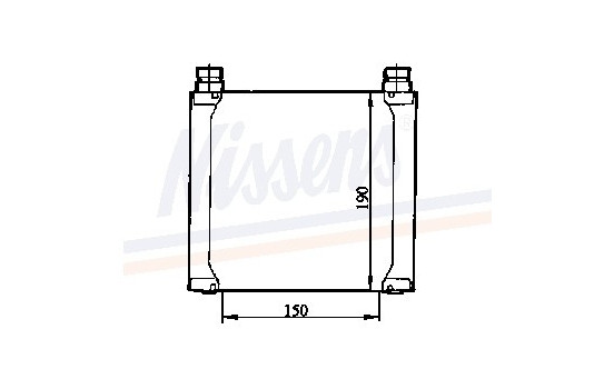 Radiateur d'huile 90535 Nissens