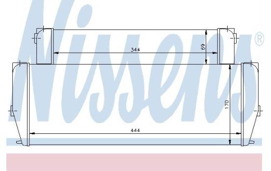 Radiateur d'huile 90587 Nissens