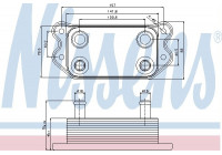 Radiateur d'huile 90676 Nissens