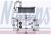 Radiateur d'huile 90683 Nissens