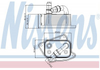 Radiateur d'huile 90688 Nissens
