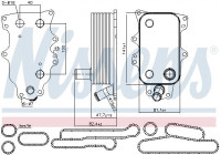 Radiateur d'huile 90737 Nissens