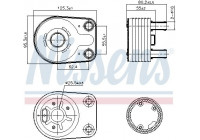 Radiateur d'huile 90898 Nissens