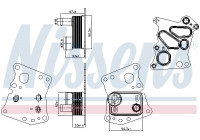 Radiateur d'huile 90943 Nissens