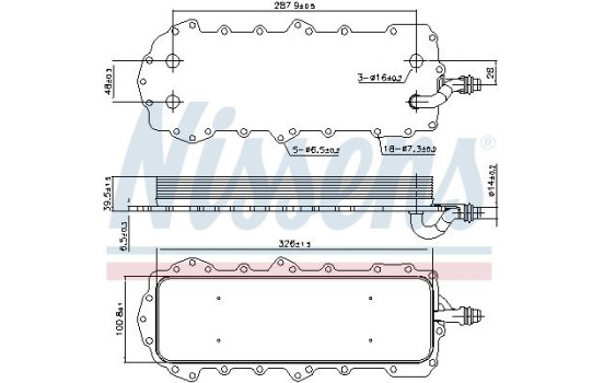 Radiateur d'huile 90944 Nissens