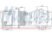 Radiateur d'huile 90967 Nissens