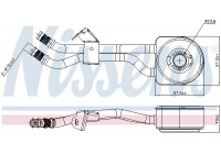 Radiateur d'huile 91105 Nissens